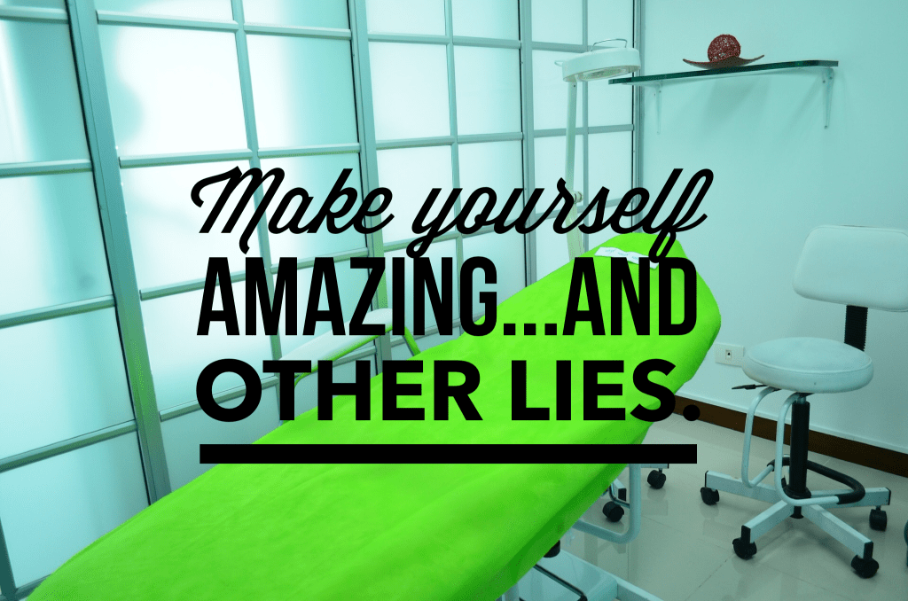 Make yourself amazing…and other lies on&nbsp;TV.